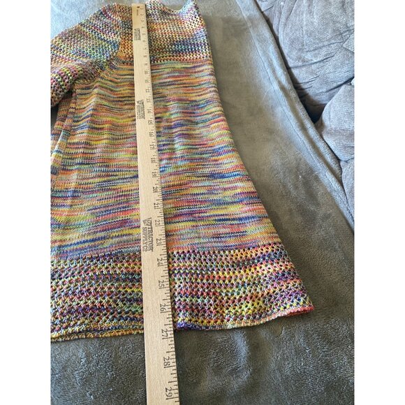 New Directions XL Colorful Knit Sweater Lightweight Preppy Y2K Cozy Feminine - Picture 6 of 9